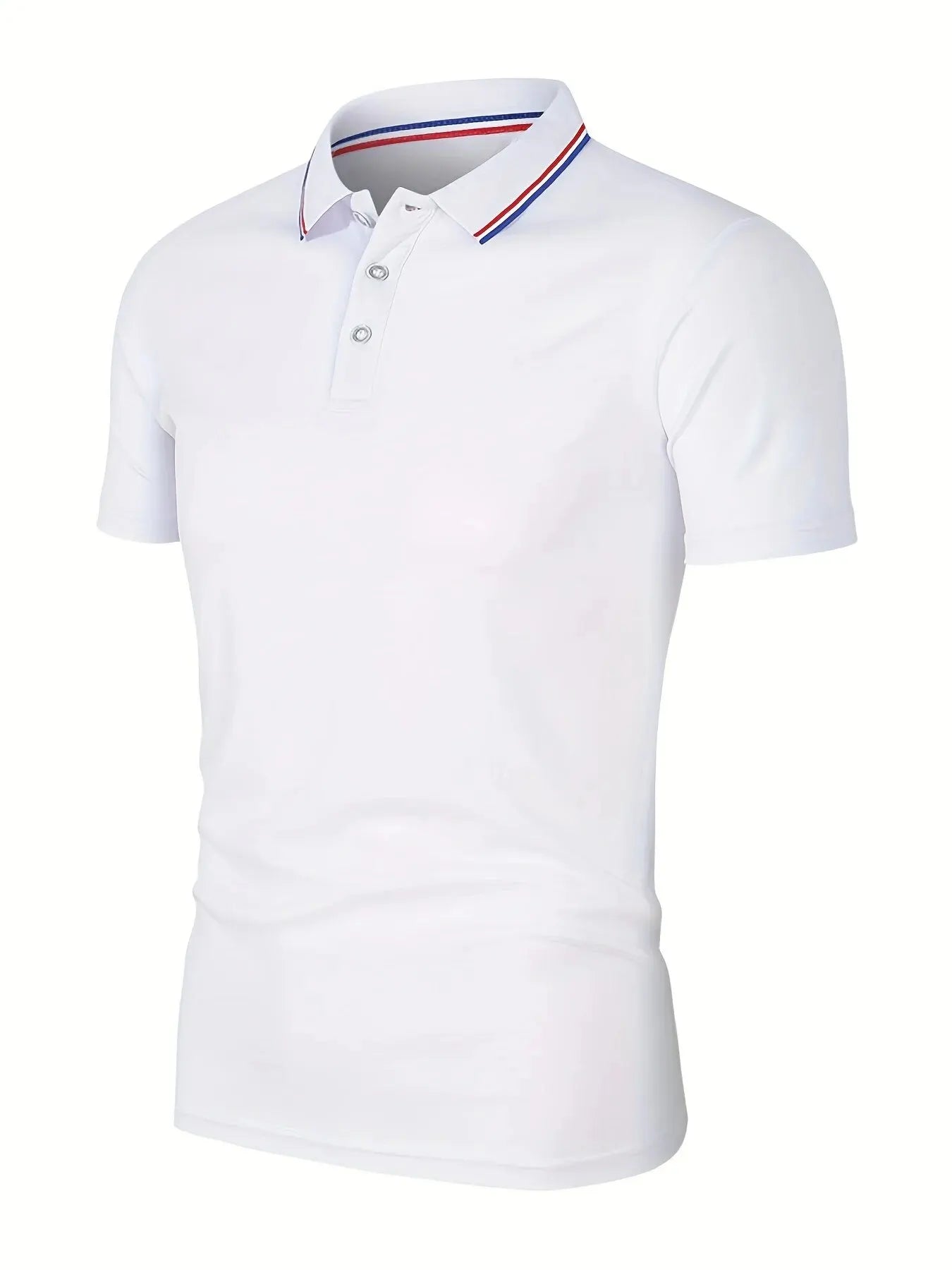 Men's Casual Polo Shirt | Short Sleeve Solid Tee 0