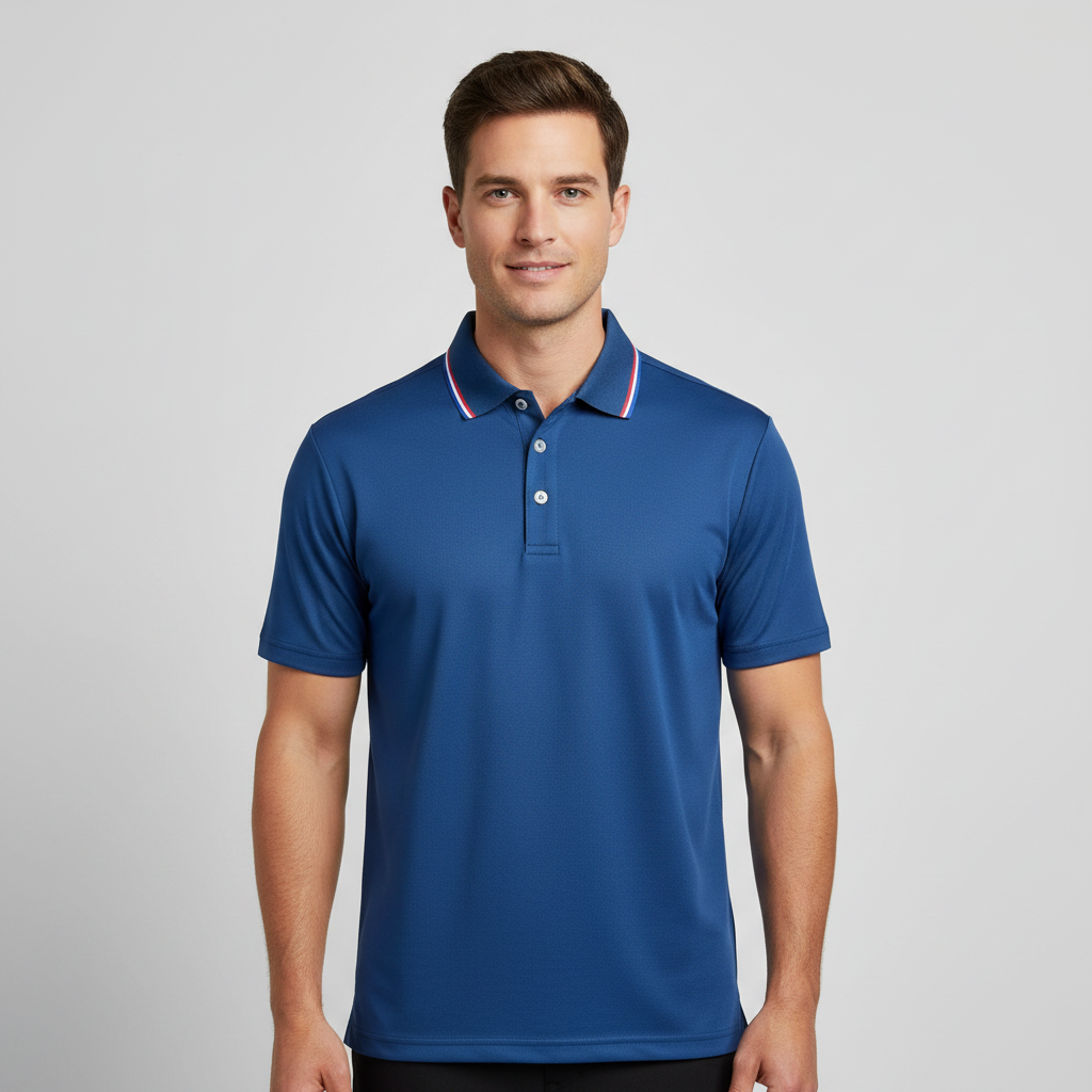Men's Casual Polo Shirt | Short Sleeve Solid Tee 2