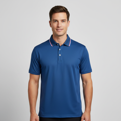 Men's Casual Polo Shirt | Short Sleeve Solid Tee 2