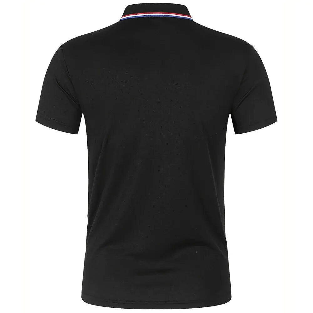 Men's Casual Polo Shirt | Short Sleeve Solid Tee 5