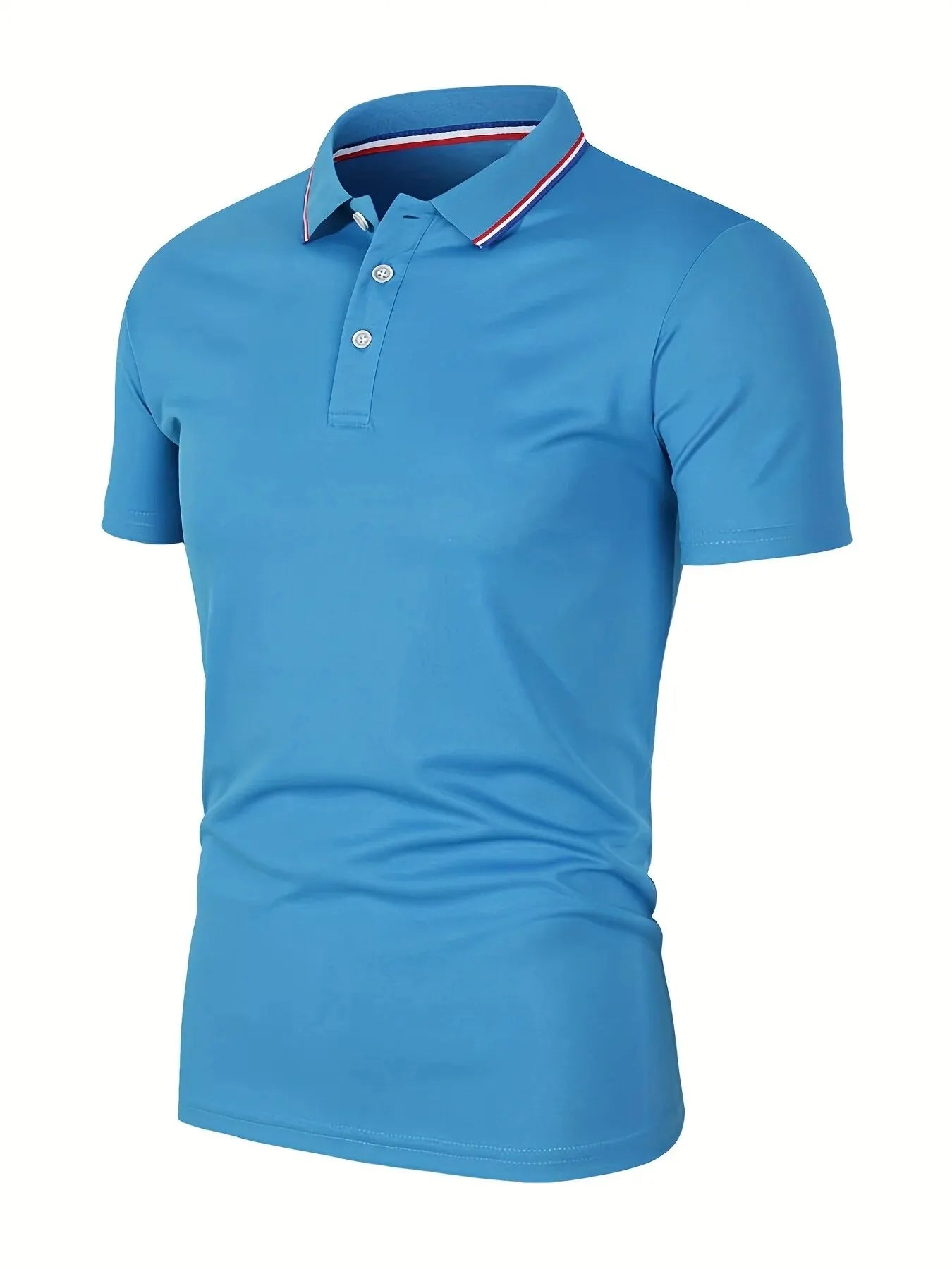 Men's Casual Polo Shirt | Short Sleeve Solid Tee 6