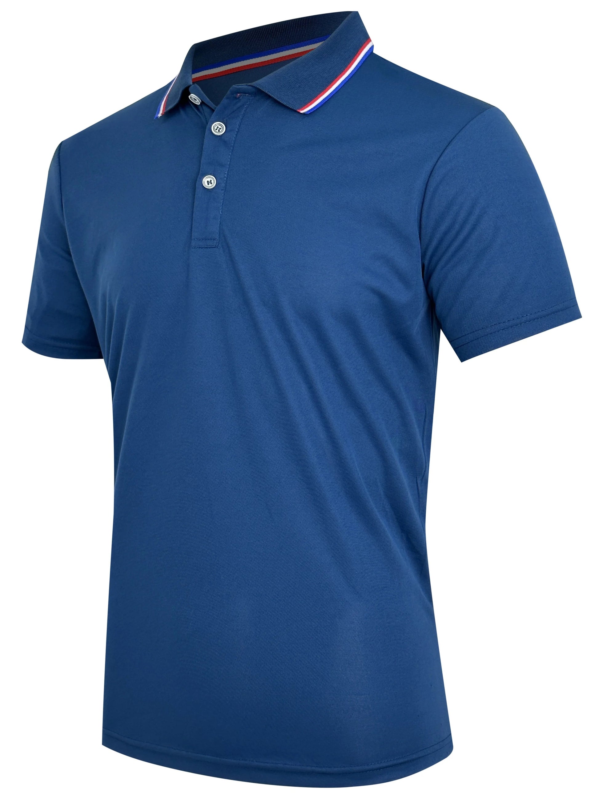 Men's Casual Polo Shirt | Short Sleeve Solid Tee 8