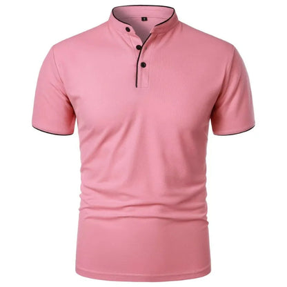 Men's Casual Polo Shirt | Short Sleeve Summer Top 11