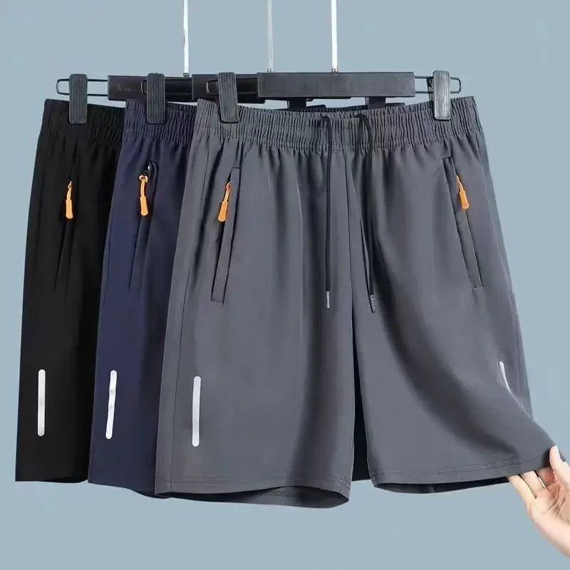Men's Ice Silk Running Shorts | Breathable Activewear 4