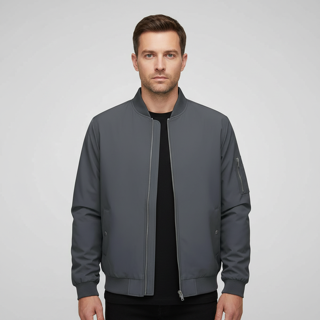Men's Lightweight Bomber Jacket | Casual Outerwear 1