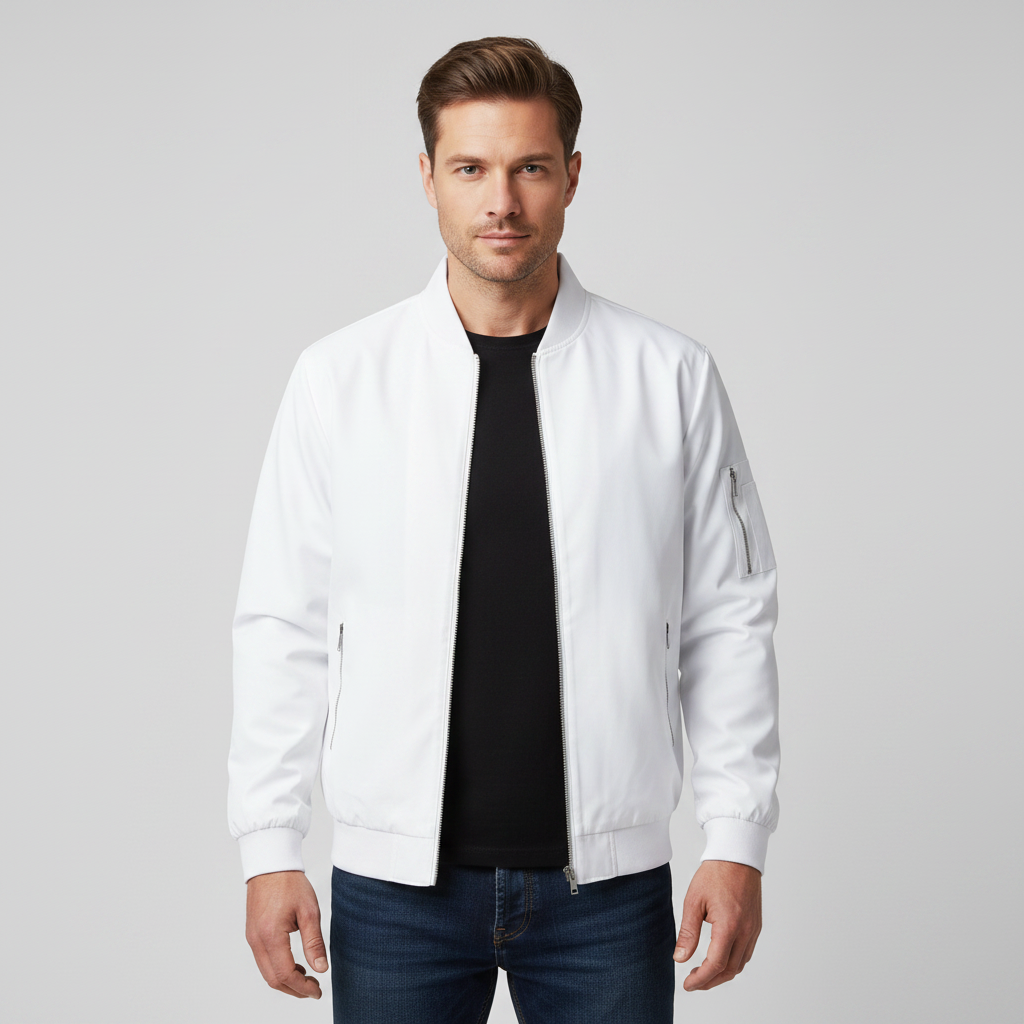 Men's Lightweight Bomber Jacket | Casual Outerwear 2
