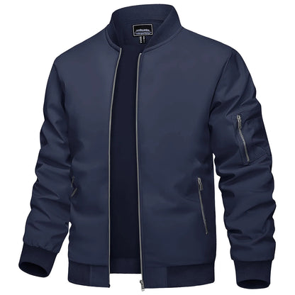 Men's Lightweight Bomber Jacket | Casual Outerwear 4
