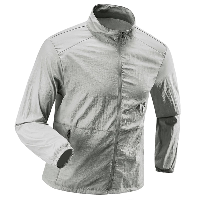 Men's Plus Size Hiking Jacket | Lightweight Sun-Protective Coat 0