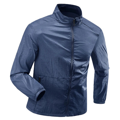 Men's Plus Size Hiking Jacket | Lightweight Sun-Protective Coat 4