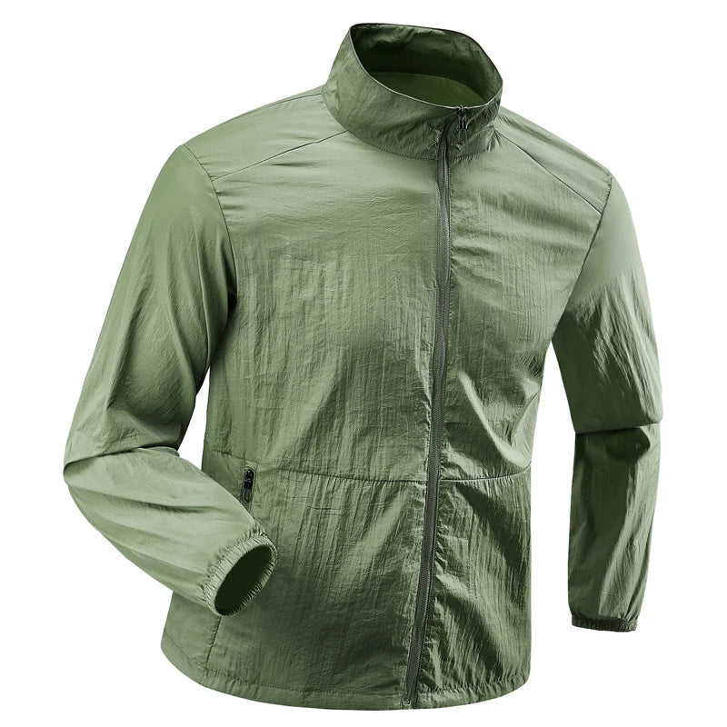 Men's Plus Size Hiking Jacket | Lightweight Sun-Protective Coat 5