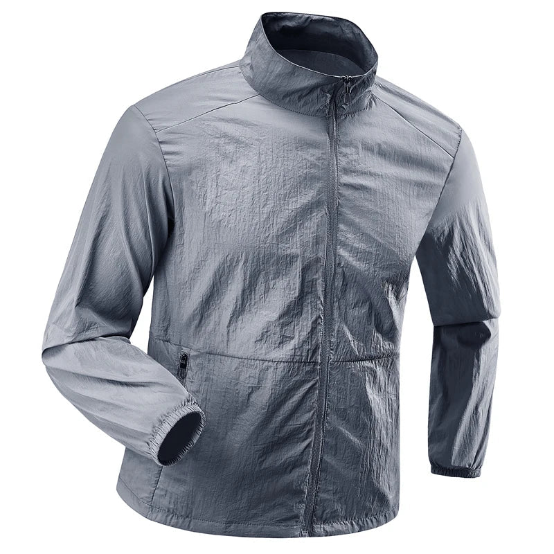 Men's Plus Size Hiking Jacket | Lightweight Sun-Protective Coat 7