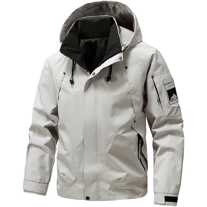 Men's Waterproof Softshell Jacket | Outdoor Windbreaker 7